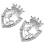 2Pcs Broche De Coroa Para Homem E Com 1
