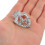 2Pcs Broche De Coroa Para Homem E Com 4