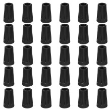 30 Unidades Para Bastão De Caminhada Borracha Antiderrapante