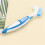 1 Escova Portátil Para Dentaduras Com Silicone Cabeça 8
