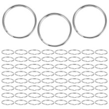 100 Unidades Argolas Metal Para Caderno Álbum Fotos Cartões