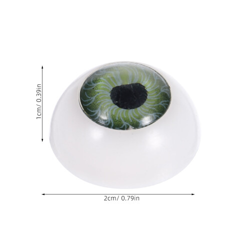 10 Unidades Olhos De Plástico Para Artesanato 1