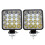 2Pcs 48W Automotiva Super De 7