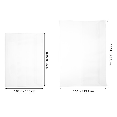 40 Unidades Capas De A5 Plástico Transparente Impermeável 1