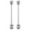 2 Unidades Pins Para Abotoaduras De Masculina Metal 9