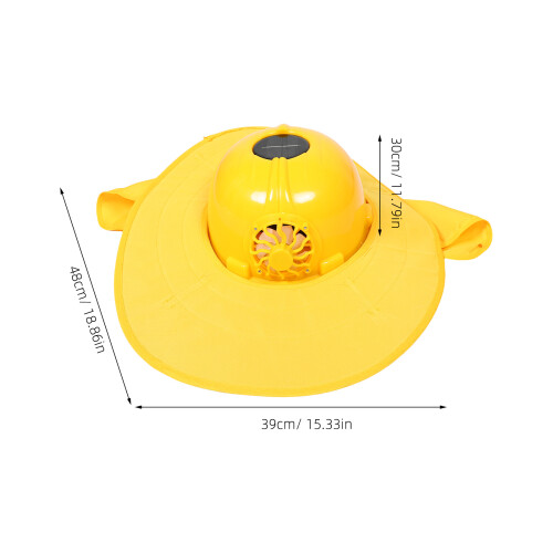 Chapéu Com Ventoinha Solar, , Capacete Rígido 2