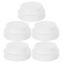 16 Tampas Para Frascos Mason Boca Larga Com Vedação Silicone