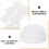 16 Tampas Para Frascos Mason Boca Larga Com Vedação Silicone 10