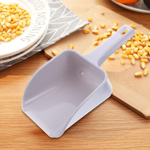 1 Styck Enkel Iskaffe Kök Stekspade Lättvikt Isbitsskopa (Vit, M) 1