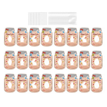 24Pcs Festival Påskkort Adorabla Hälsokort Påskvälsningar Påskpresent