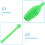 1 Pair Rhythmic Gymnastics Stick Training Clubs 35cm 9