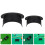 6Pièces Kit Réparation Poches Billard ABS Noir, Installation Rapide 11