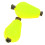 5 Pcs Float Foam Tear Drop Strike Indicator Fishing Fly Tackle Yellow 9