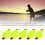 5 Pcs Float Foam Tear Drop Strike Indicator Fishing Fly Tackle Yellow 13