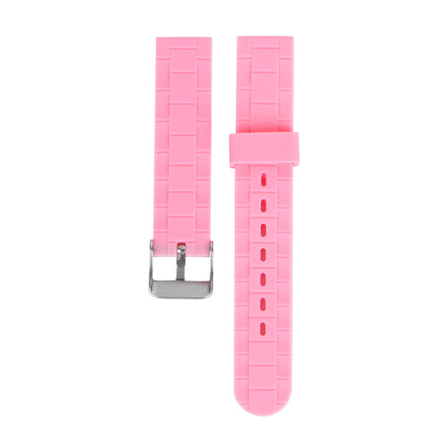 1 St 16 Mm Silikon Byte Vristband Band Rosa
