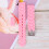 1 St 16 Mm Silikon Byte Vristband Band Rosa 4