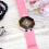 1 St 16 Mm Silikon Byte Vristband Band Rosa 3