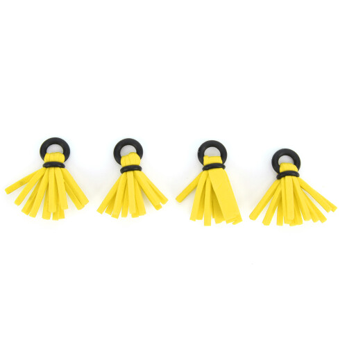 Fly Fishing Float Set 4pcs Foam Strike Indicators Drift Hooks in Yellow 1