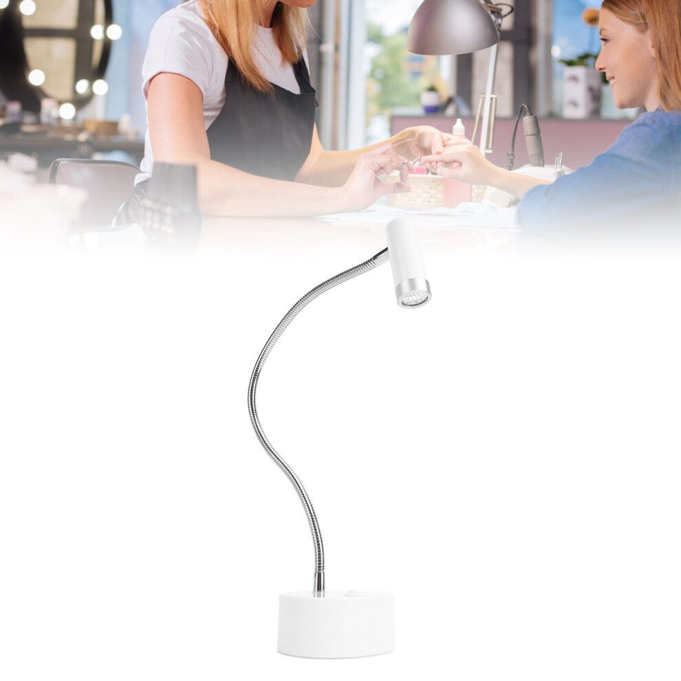 Light Rechargeable Uv Nail Lamp With Touch Switch, Gooseneck, 2000Mah