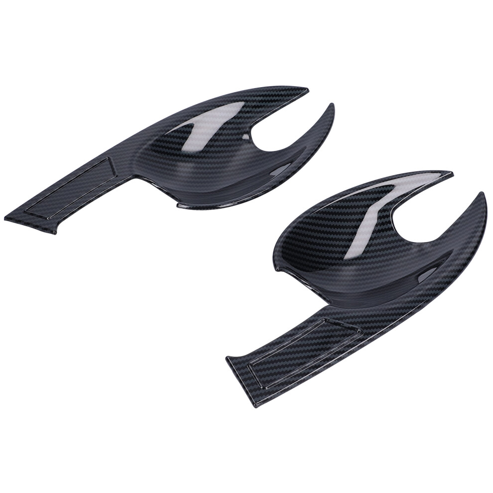4Pcs Car Door Handle Bowl Cover For Mazda Cx-3 2016-2018, Carbon Fiber Style 4181358884590