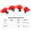 Optimize Drift with 4 Red Yarn Strike Indicators for Fly Fishing 5