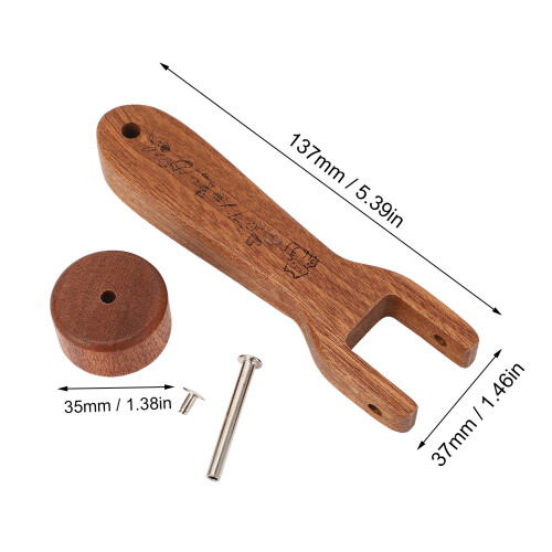 Wood Quilting Seam Roller Beech Handle Multi-Use Sewing & Printing Tool 1