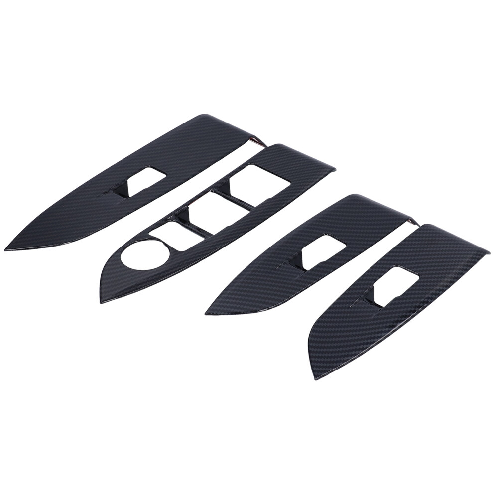 4Pcs Carbon Fiber Window Switch Panel Cover For Mazda Cx-3 2016-2021 6911358884706