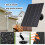 10W Portable Solar Panel Charger with Adjustable Angle for Camping, Energy Saving 5