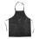 Grembiule da parrucchiere 72,5x58 Nero+Giallo impermeabile 11