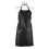 Grembiule da parrucchiere 72,5x58 Nero+Giallo impermeabile 9