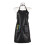 Grembiule da parrucchiere 72,5x58 Nero+Giallo impermeabile 10