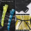 Grembiule da parrucchiere 72,5x58 Nero+Giallo impermeabile 3