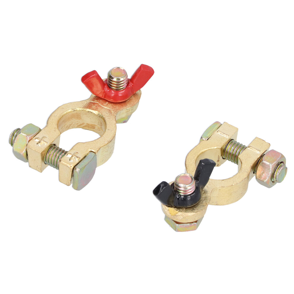 Pure Copper Battery Connectors 2Pcs Universal Clamps For Car Battery Terminals 8331358887435