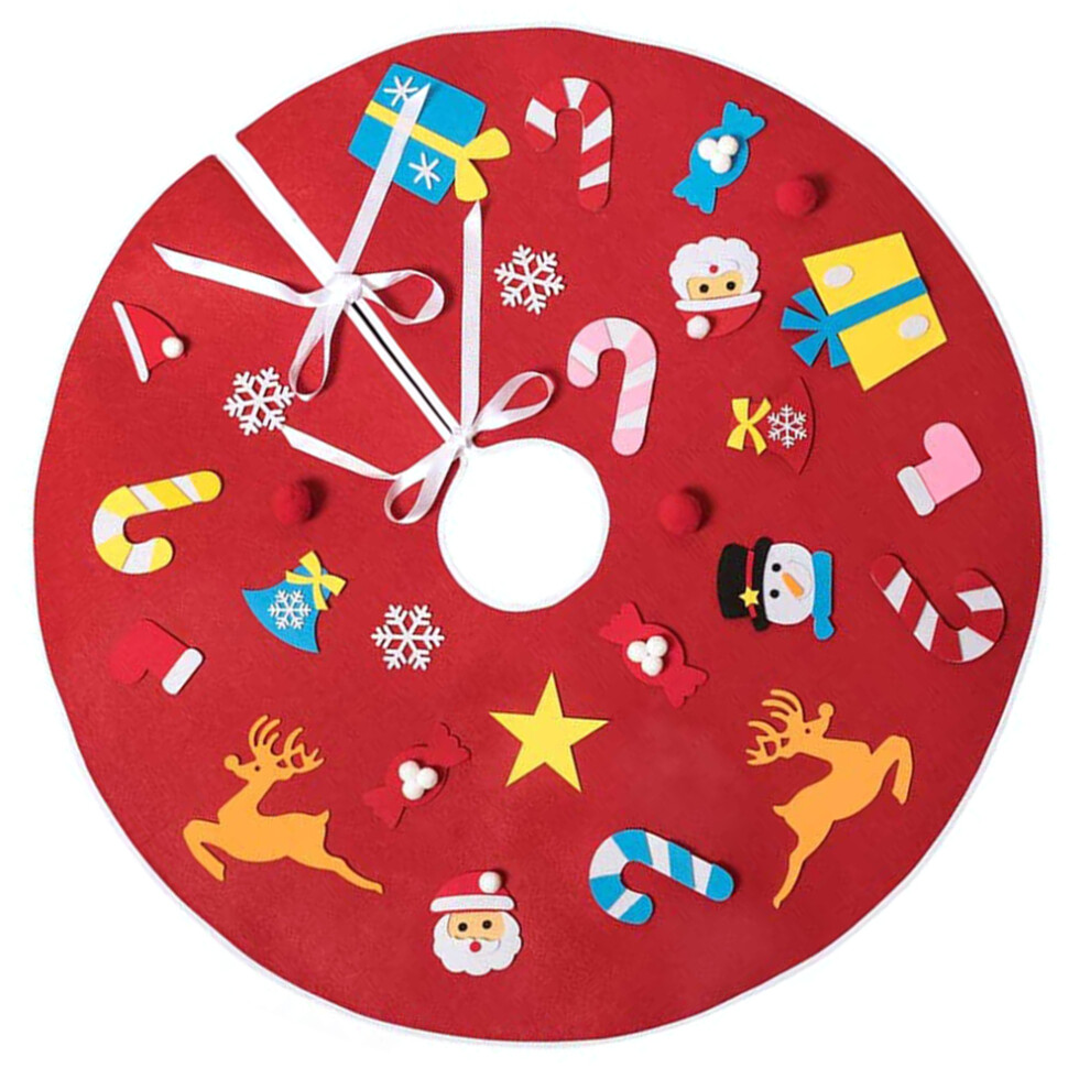 One Set Diy Christmas Tree Skirt With Ornament-image-OPC-PMSPXW9-NEW
