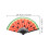 3Pcs Luminous Chinese Fan With Watermelon Design 2