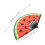 3Pcs Luminous Chinese Fan With Watermelon Design 3