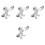 4Pcs Adjustable Dinosaur Modeling Ring Hand Jewelry 3