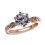 Women's Silver Plated Round Cubic Zirconia Wedding Ring Us7 8