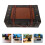 Wooden Treasure Chest With Handle For Keepsake Storage 10