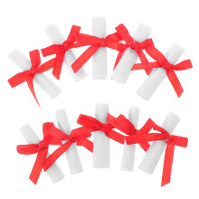 40 Pcs Mini Graduation Doll Decor With Certificate For Party Centerpiece