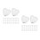 60 Pcs Heart Shaped Silicone Earring Backs For Women 10