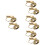 8 Pcs Diy Copper Earring Clips For Non-Pierced Ears 8