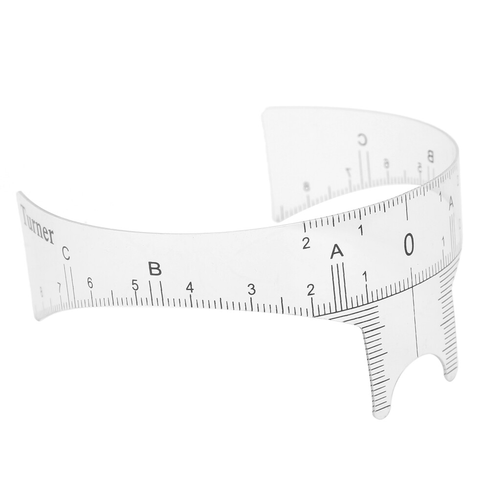 Microblading & Brow Design Ruler Accurate Eyebrow Positioning Measuring Tool