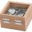 2Pcs Wooden Watch Organizer Box Beige Classic Storage Display Case 3