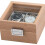 2Pcs Wooden Watch Organizer Box Beige Classic Storage Display Case 4