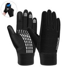 Sporting Glove Full Finger Touch Screen For Fitness Training M Black