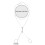 1Pc Gothic Fringe Flash Drill Beach Anklet For Girl Silver 2