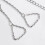 1Pc Gothic Fringe Flash Drill Beach Anklet For Girl Silver 10