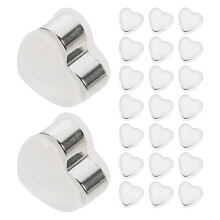 60 Pcs Heart Shaped Silicone Earring Backs For Women
