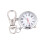 Keychain Pocket Watch Quartz Large Numbers For Men Couples 10